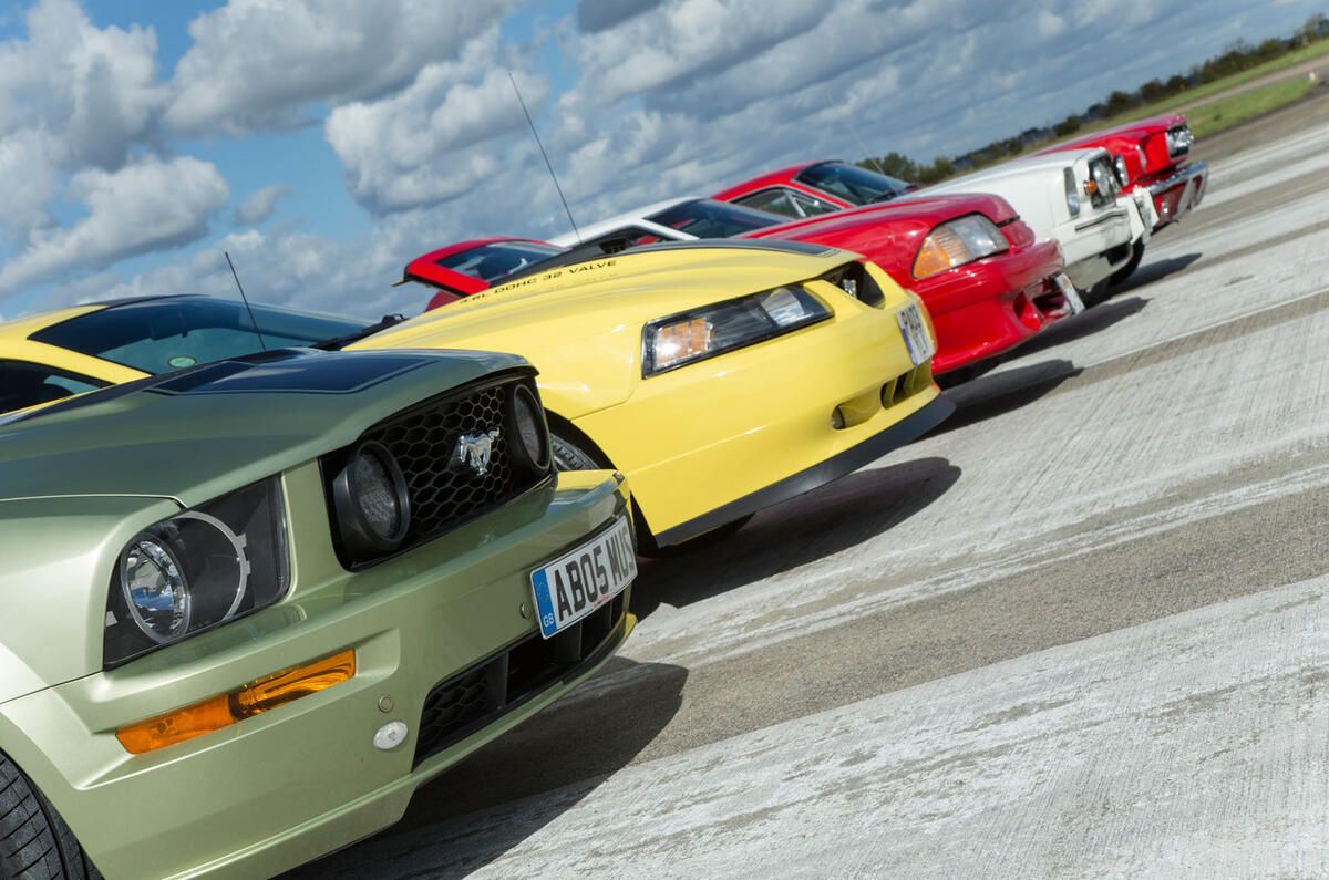 Ford Mustang five generations