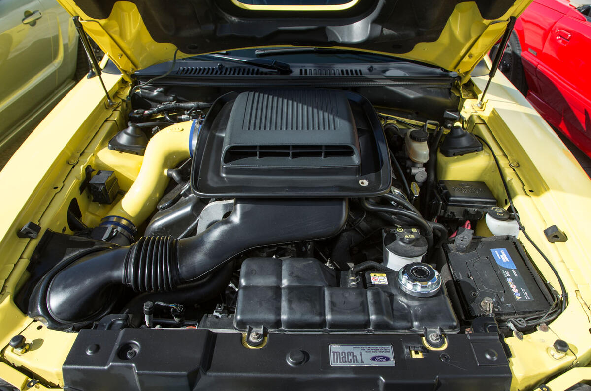 Ford Mustang engine five generations