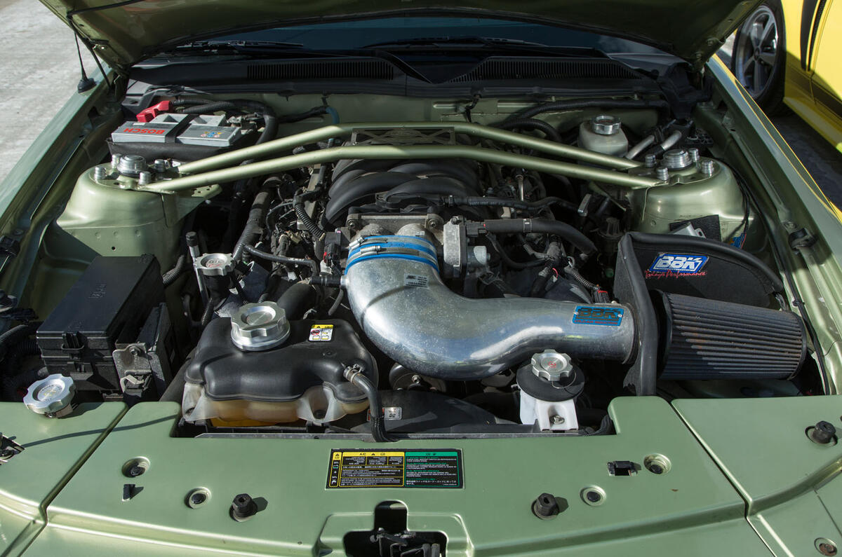 Ford Mustang engine five generations