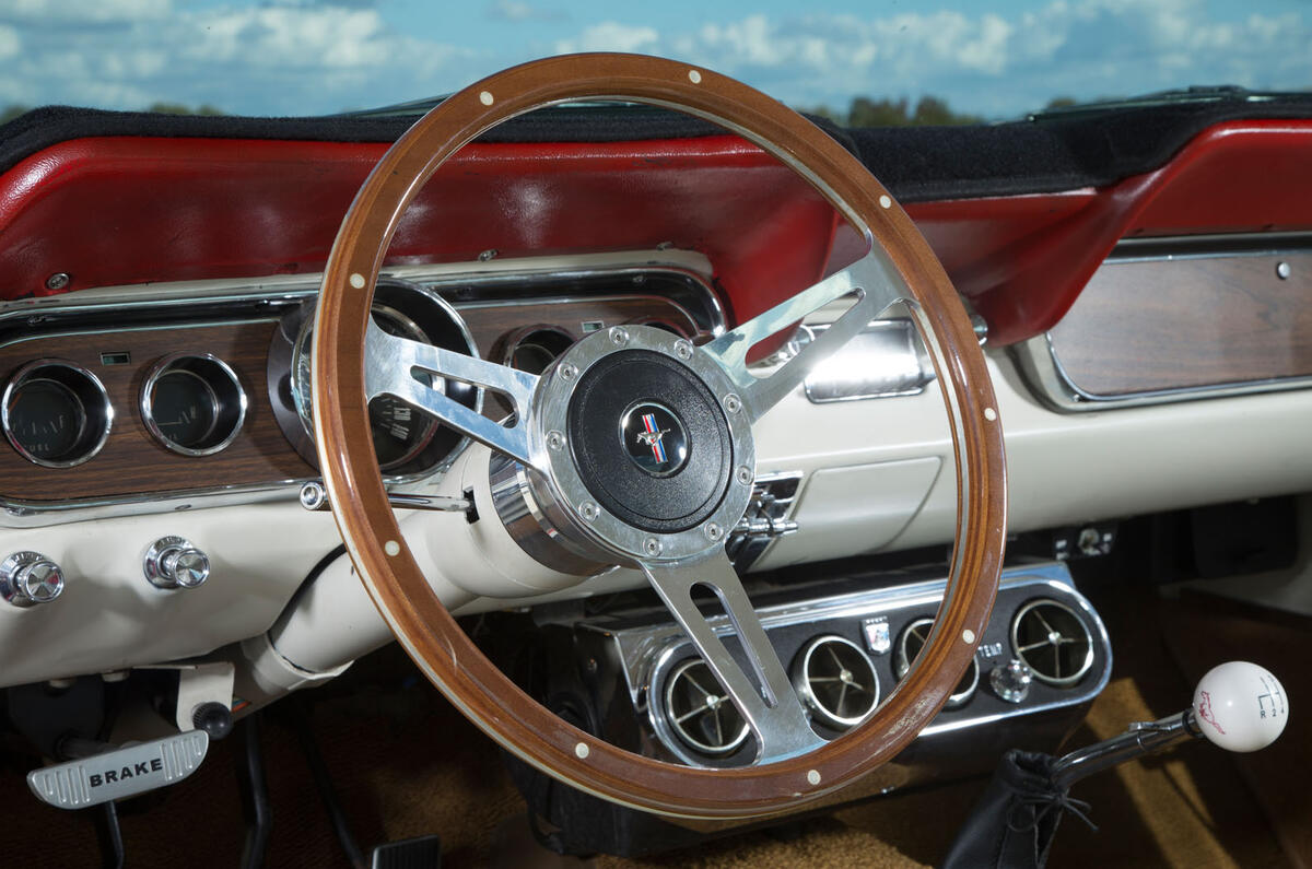 Ford Mustang interior five generations
