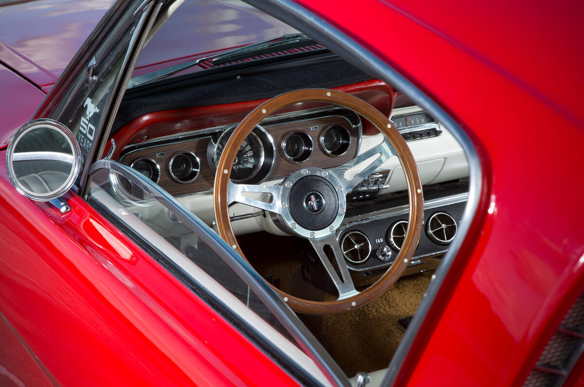 Ford Mustang interior five generations