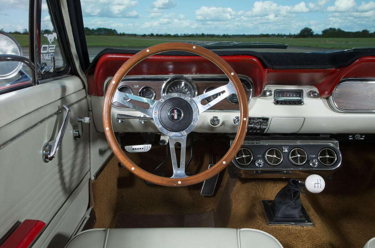 Ford Mustang interior five generations