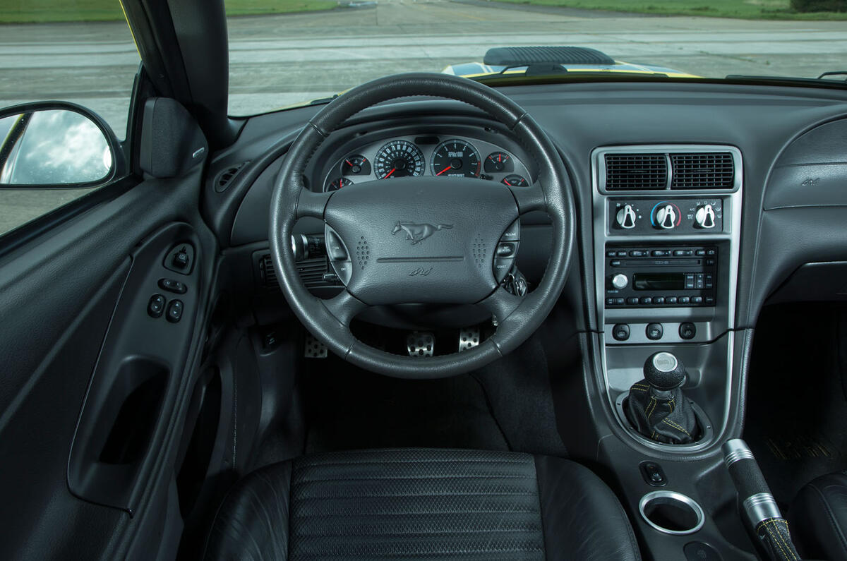 Ford Mustang interior five generations