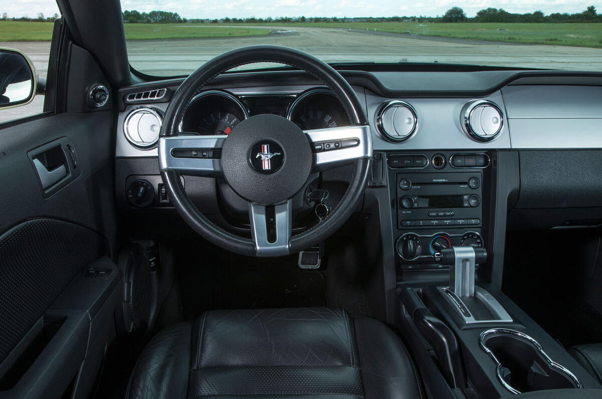Ford Mustang interior five generations