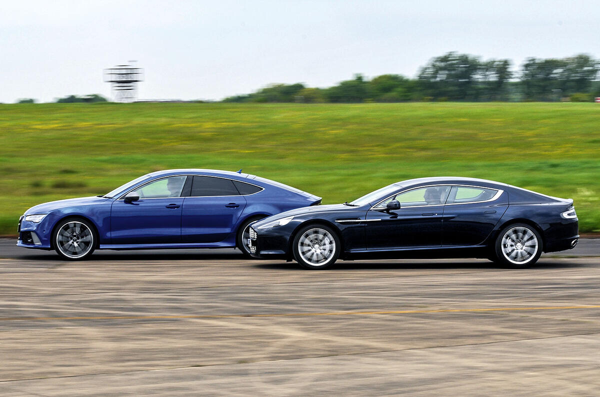 Audi RS7 Performance vs Aston Martin Rapide