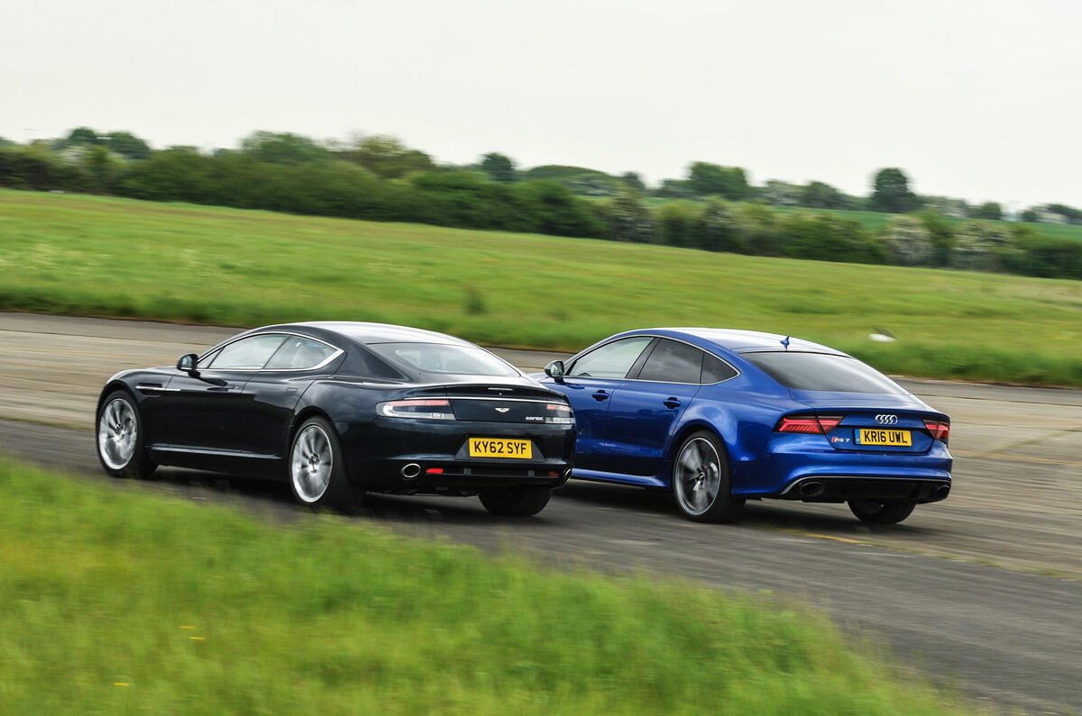 Audi RS7 Performance vs Aston Martin Rapide