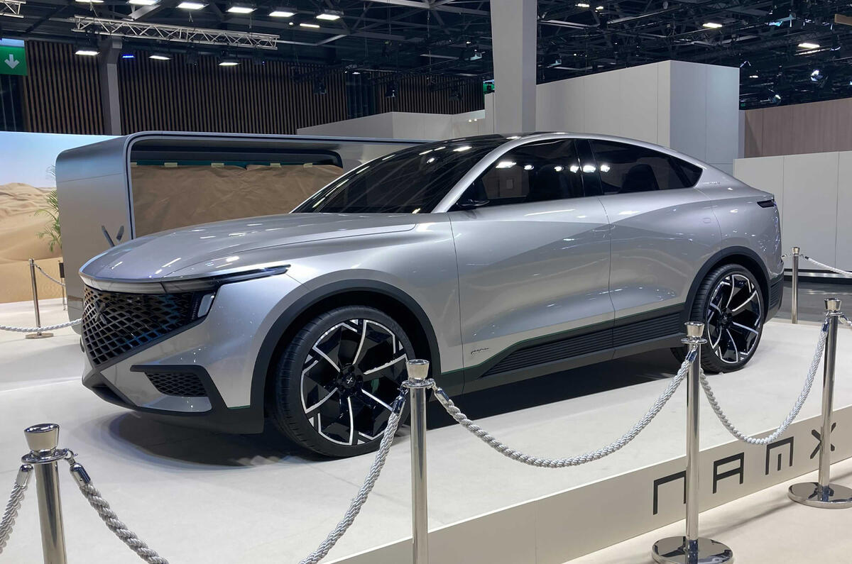 NAMX HUV front quarter static Paris motor show 2022 NAMX HUV front quarter static Paris motor show 2022