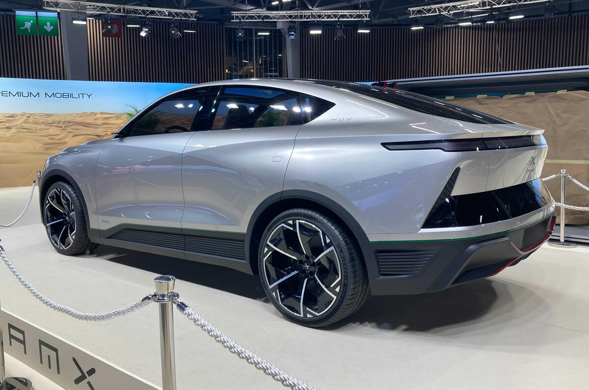 NAMX HUV rear quarter static Paris motor show 2022 NAMX HUV rear quarter static Paris motor show 2022