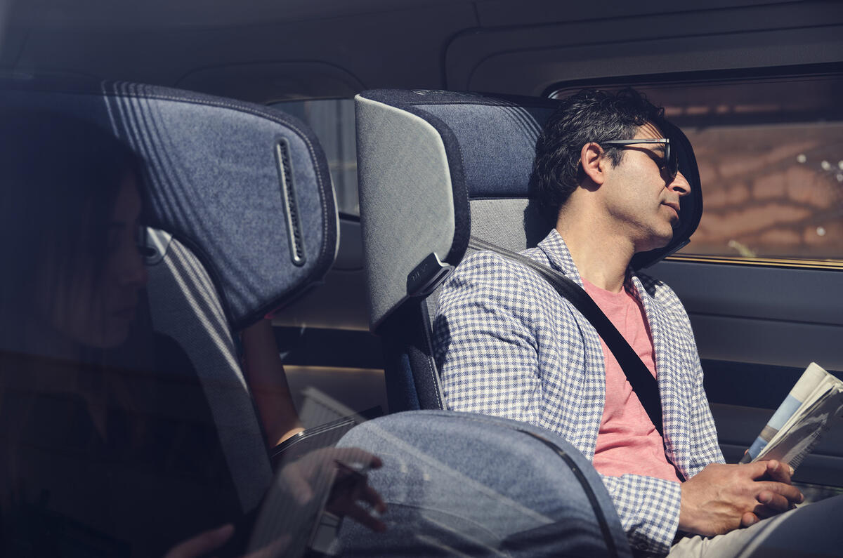 NEVS Sango self-driving shuttle - interior NEVS Sango self-driving shuttle - interior