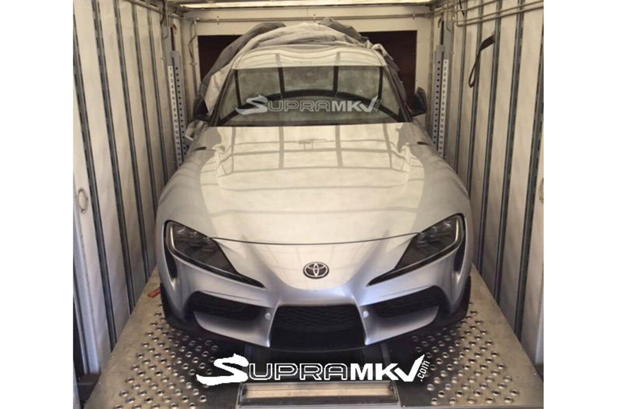 Toyota Supra leaked pic of front end
