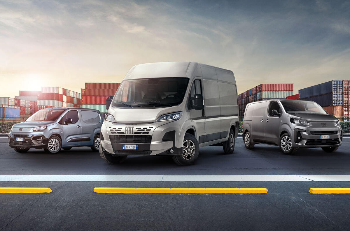 New Fiat vans front New Fiat vans front