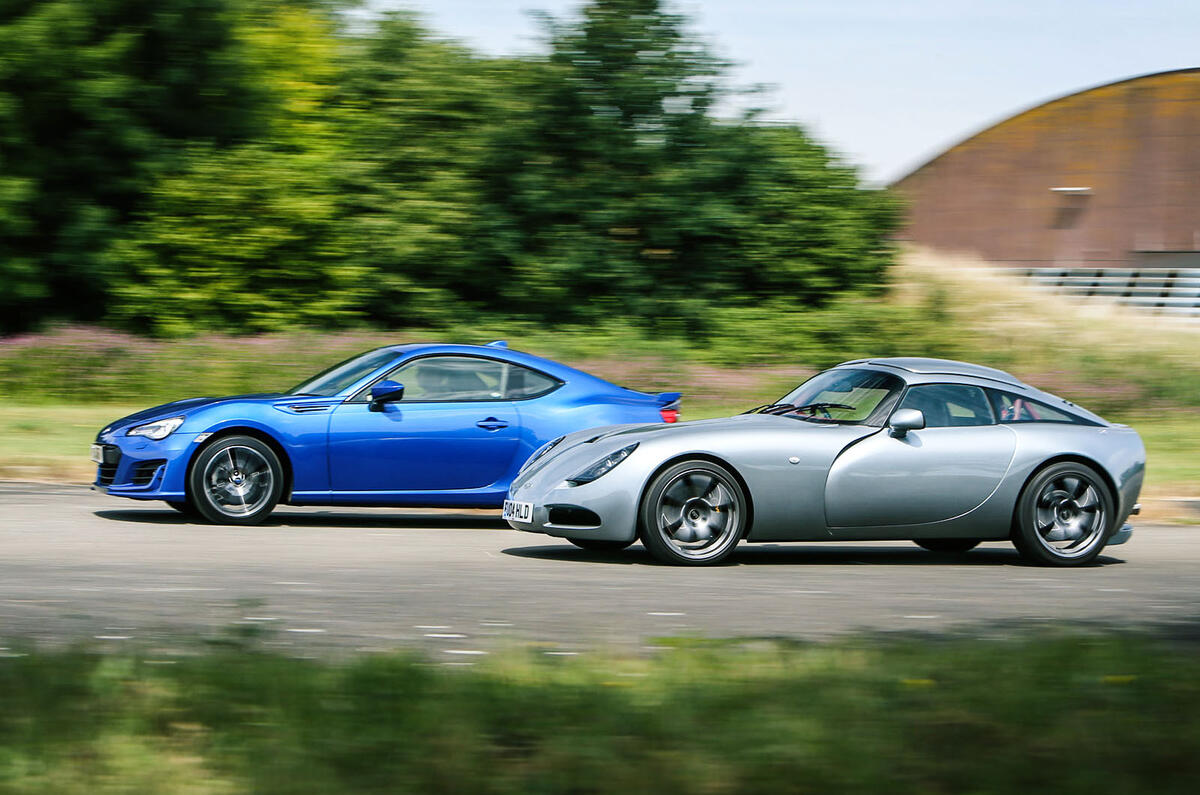Subaru BRZ vs TVR T350 - new vs used