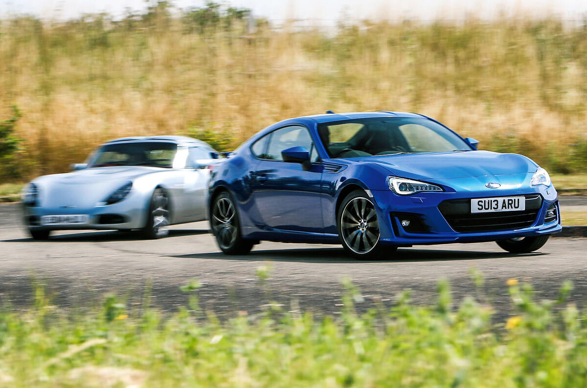 Subaru BRZ vs TVR T350 - new vs used