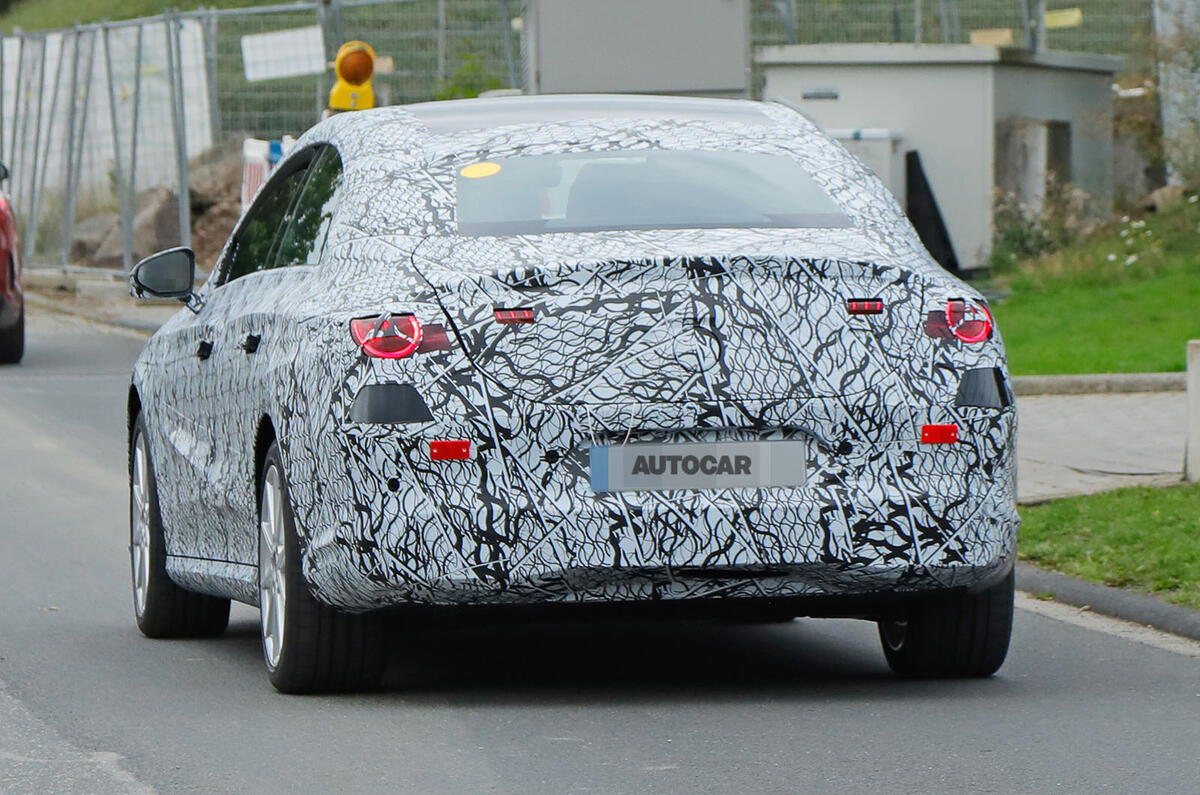 New 2025 Mercedes CLA rear New 2025 Mercedes CLA rear