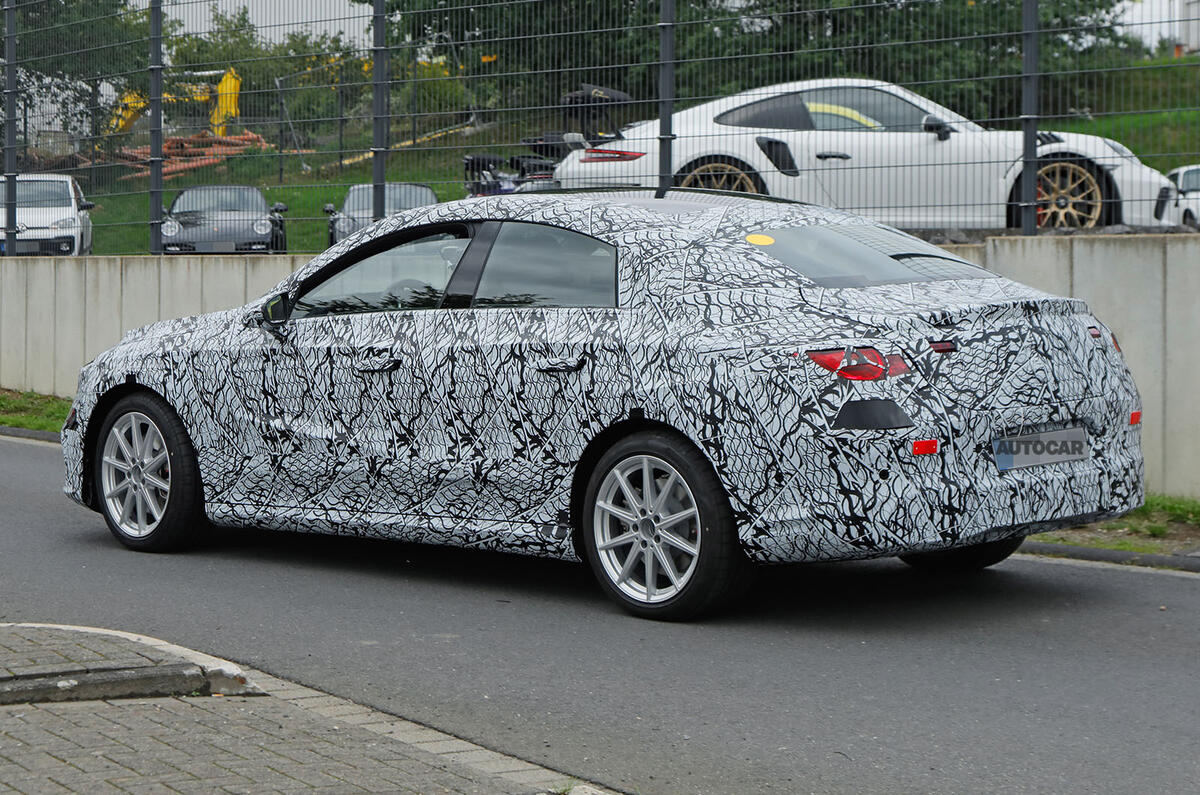 New 2025 Mercedes CLA rear left New 2025 Mercedes CLA rear left