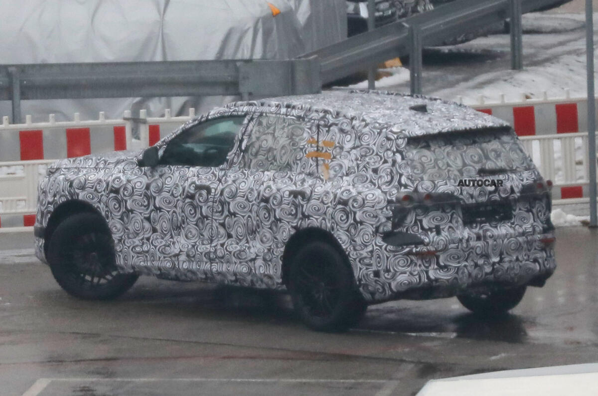 New Audi Q7 rear three quarter New Audi Q7 rear three quarter