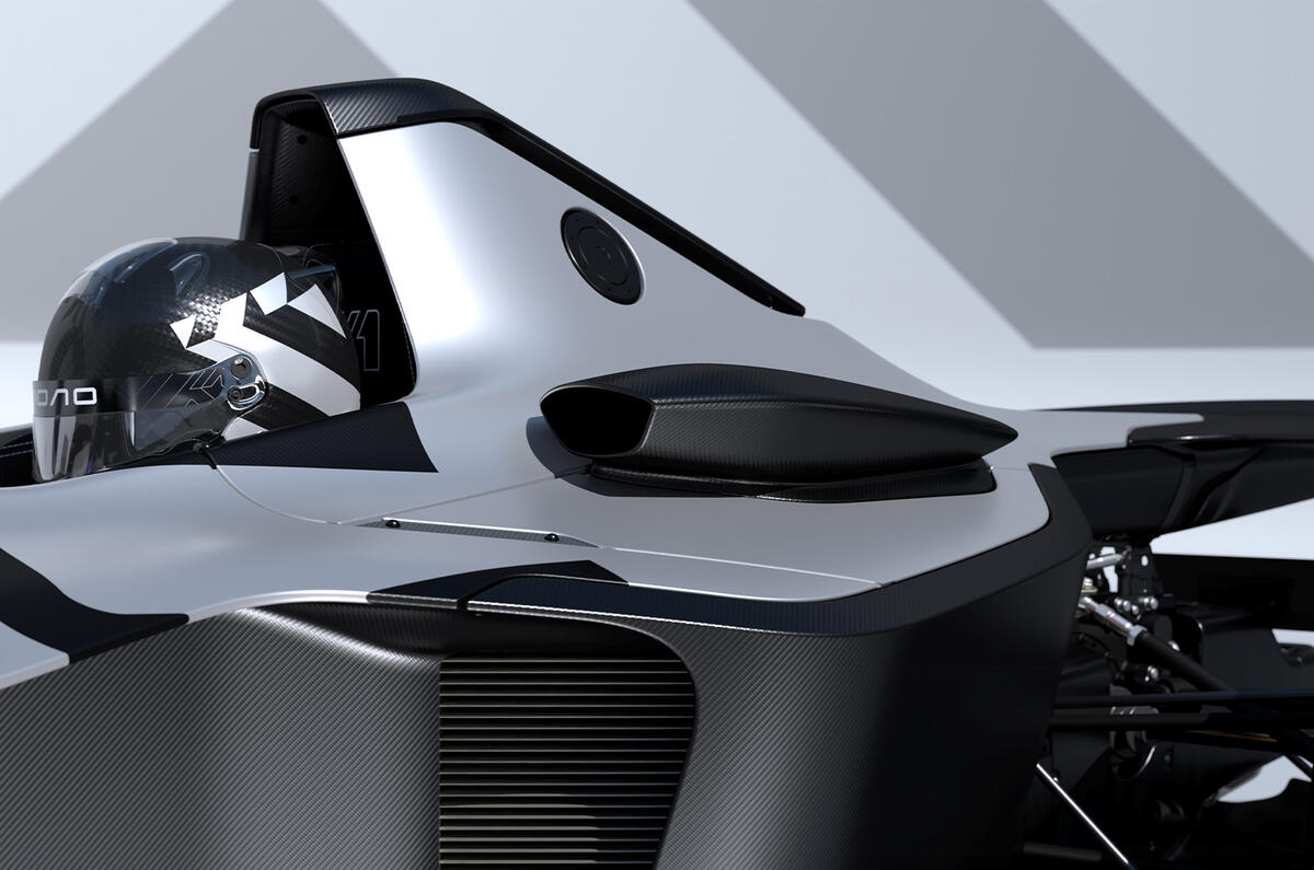 New BAC Mono with helmet New BAC Mono with helmet