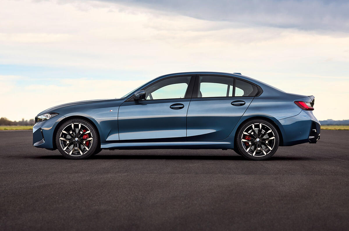 New BMW 3 Series side static