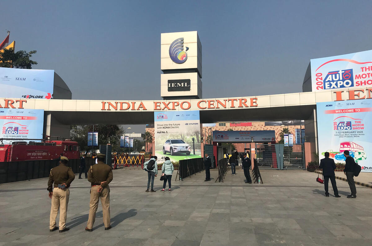 New Delhi show 2020 - expo entrance New Delhi show 2020 - expo entrance