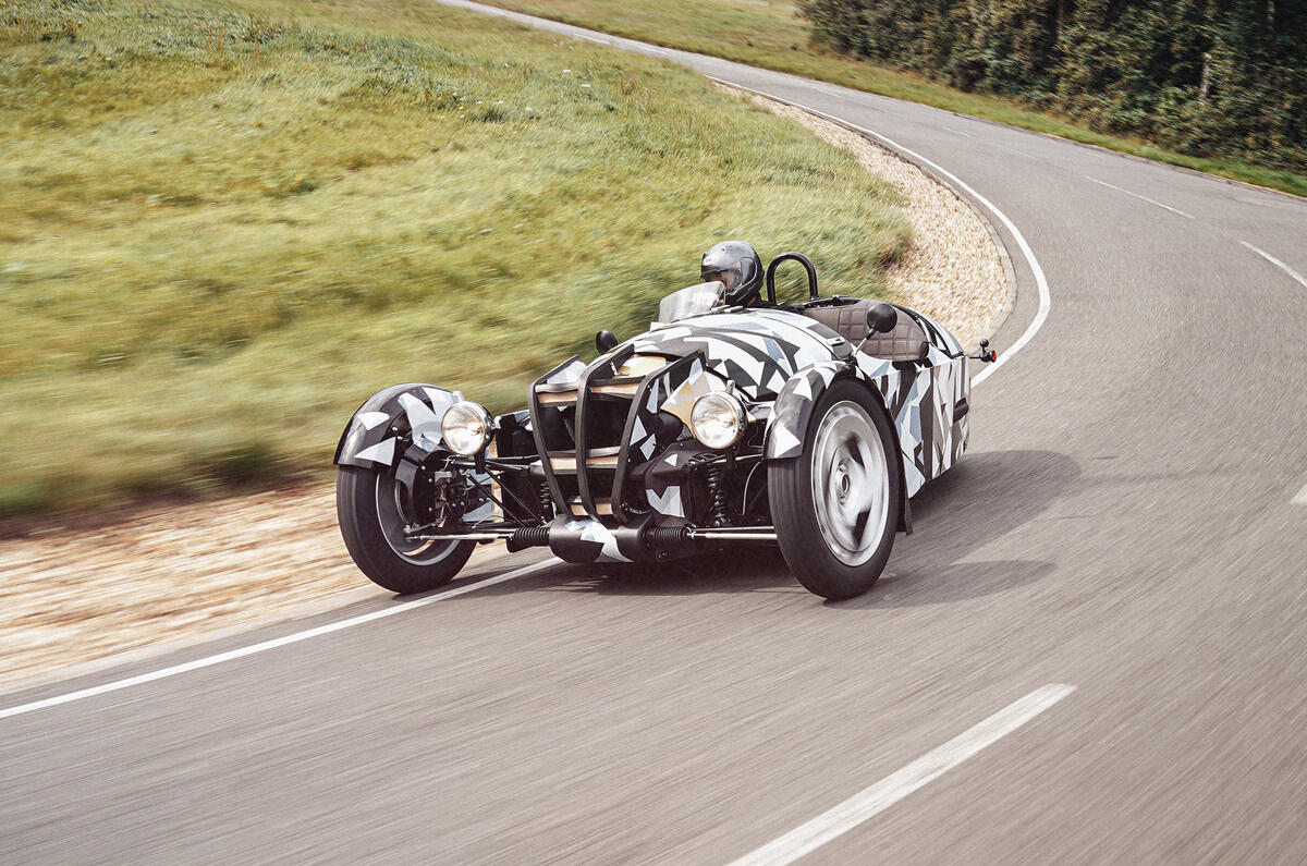 New Morgan 3 Wheeler testing 02 New Morgan 3 Wheeler testing 02