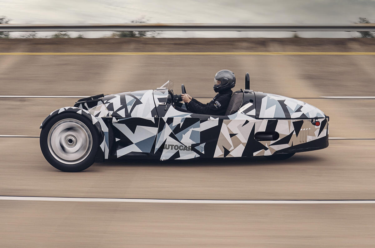 New Morgan 3 Wheeler testing AUTOCAR