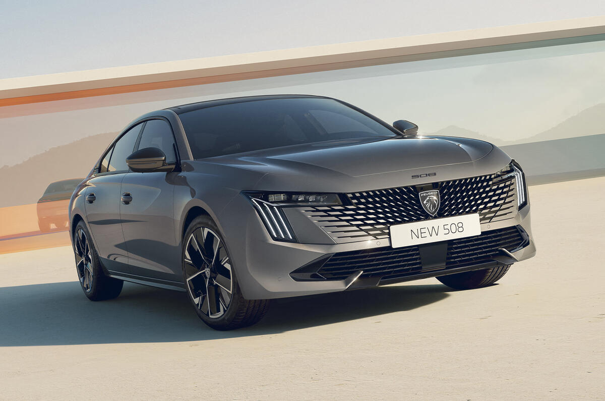 New Peugeot 508 front head on New Peugeot 508 front head on