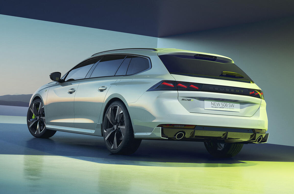 New Peugeot 508 rear New Peugeot 508 rear