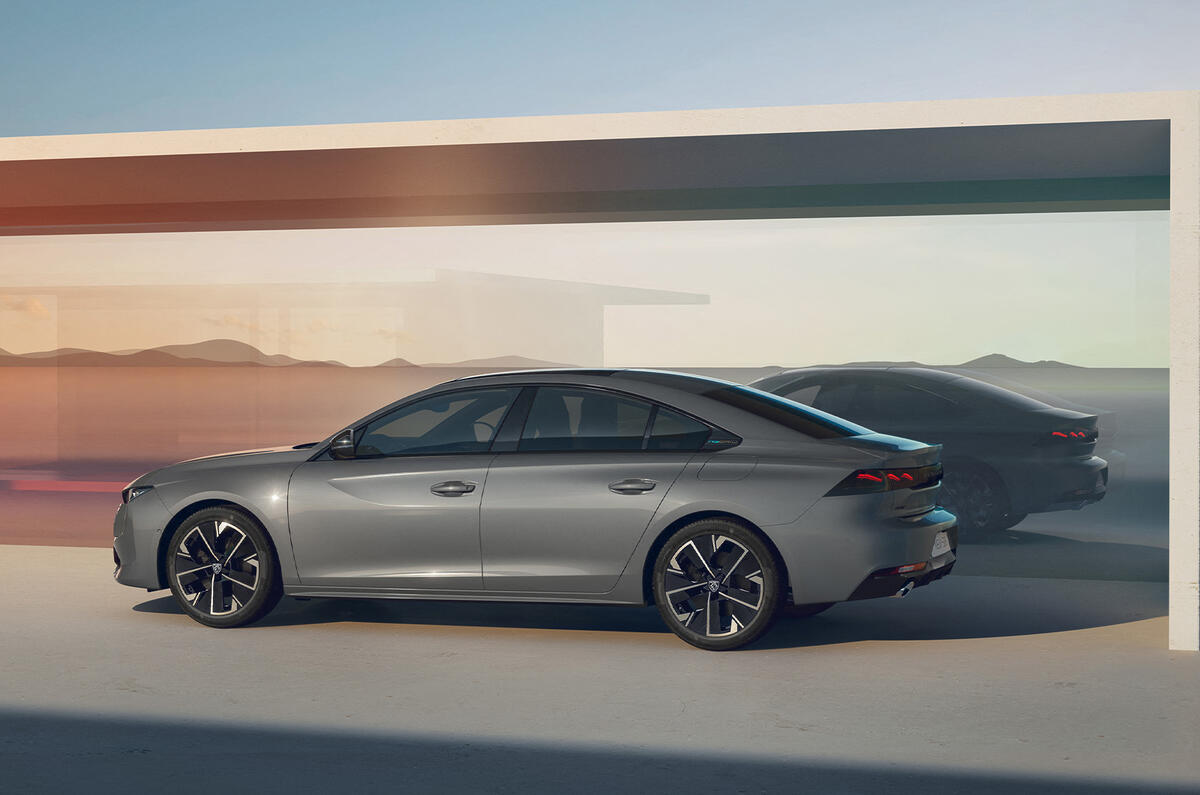 New Peugeot 508 side New Peugeot 508 side