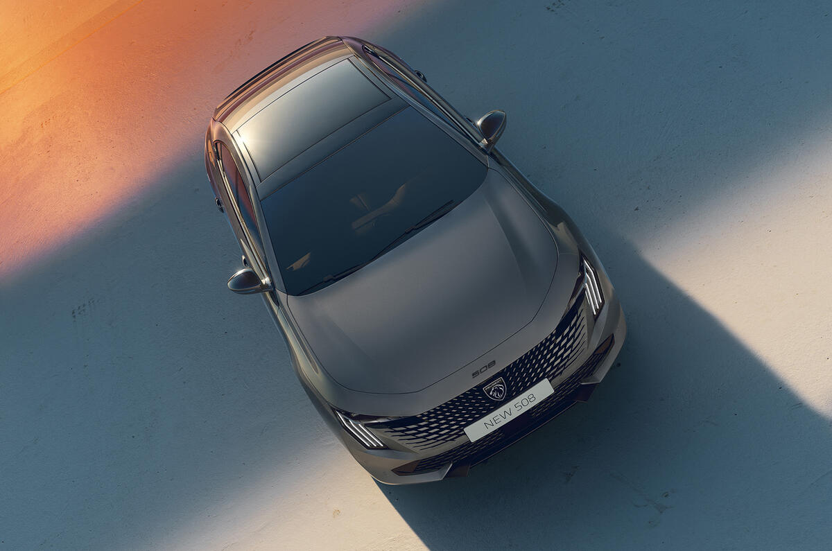 New Peugeot 508 top down New Peugeot 508 top down