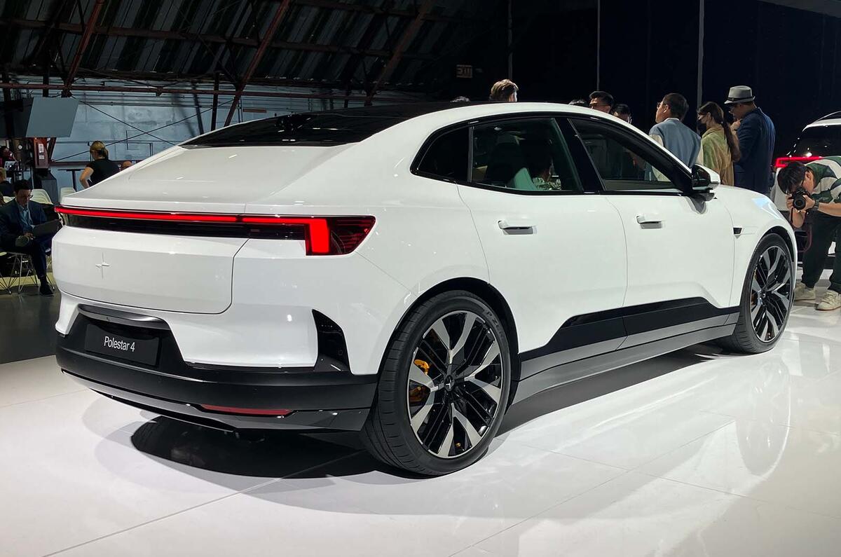 New Polestar 4 rear three quarter