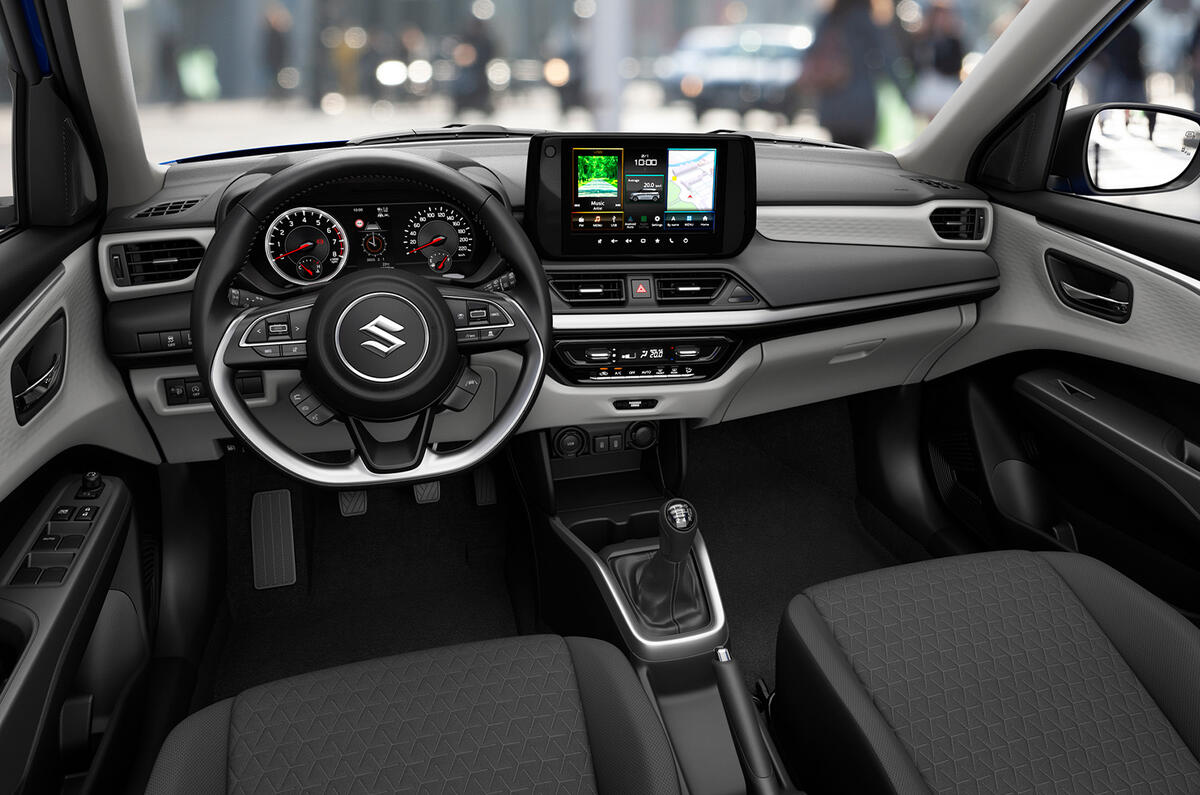 New Suzuki Swift interior New Suzuki Swift interior
