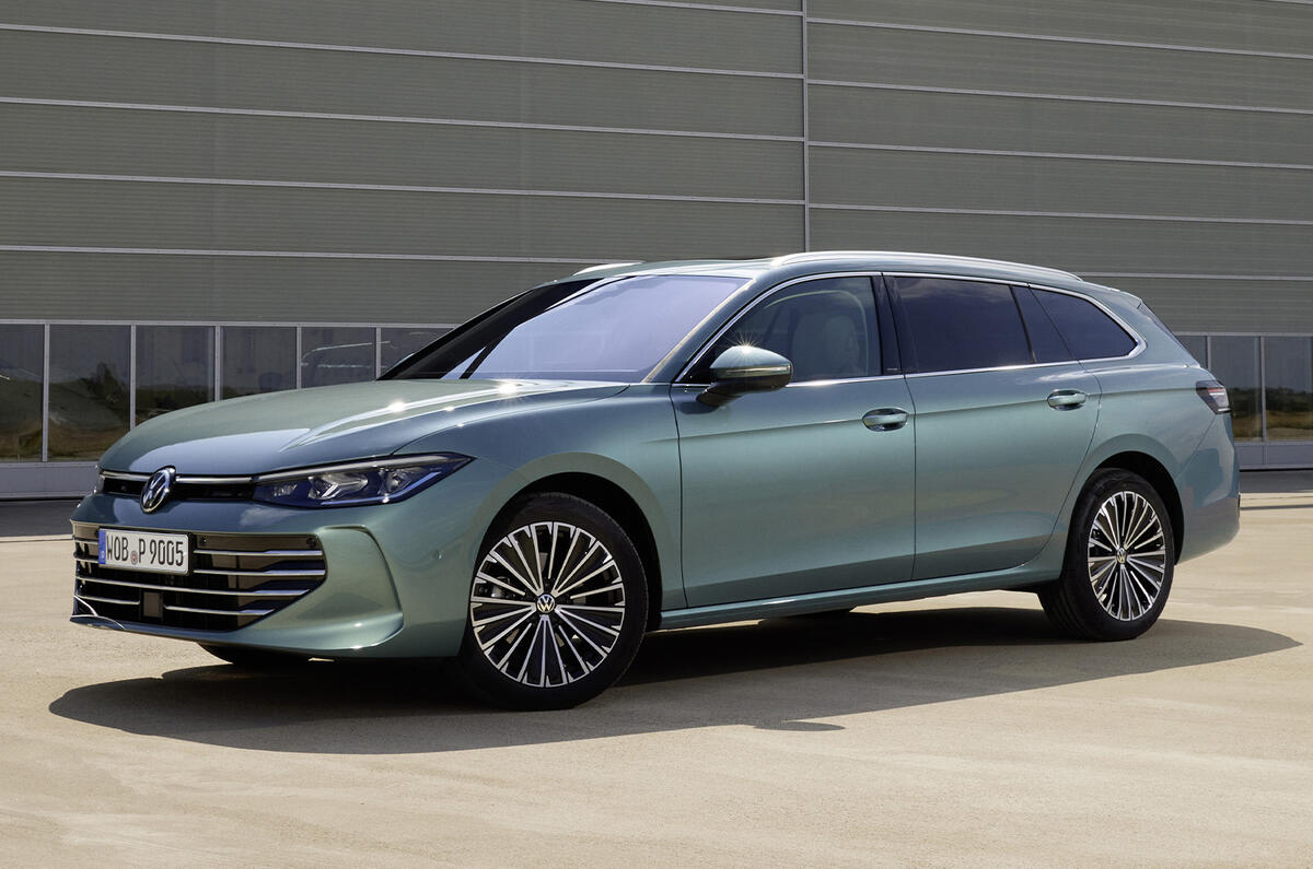 New Volkswagen Passat green front New Volkswagen Passat green front