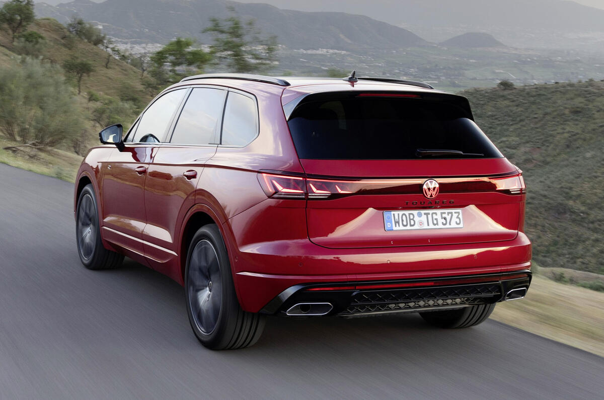 New Volkswagen Touareg rear lead