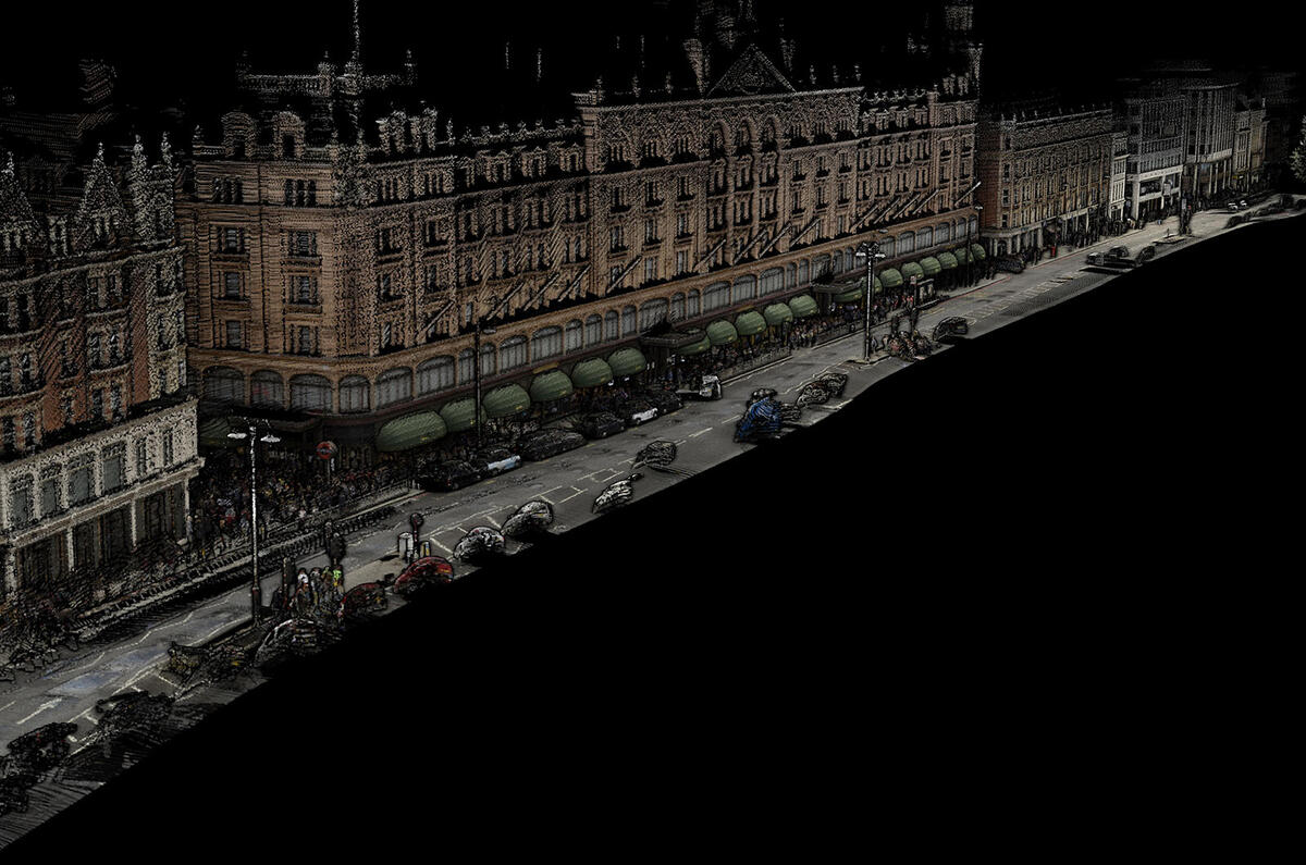 HERE autonomous car map