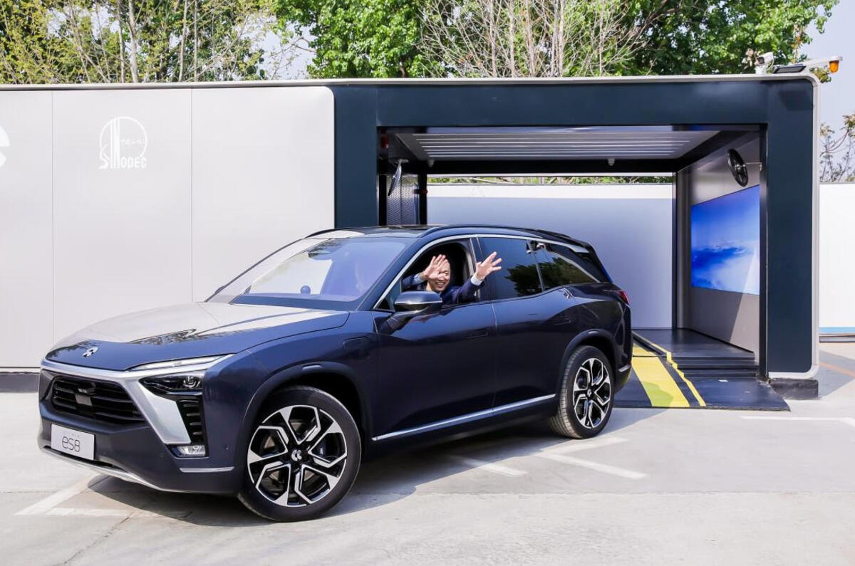 Nio battery swap