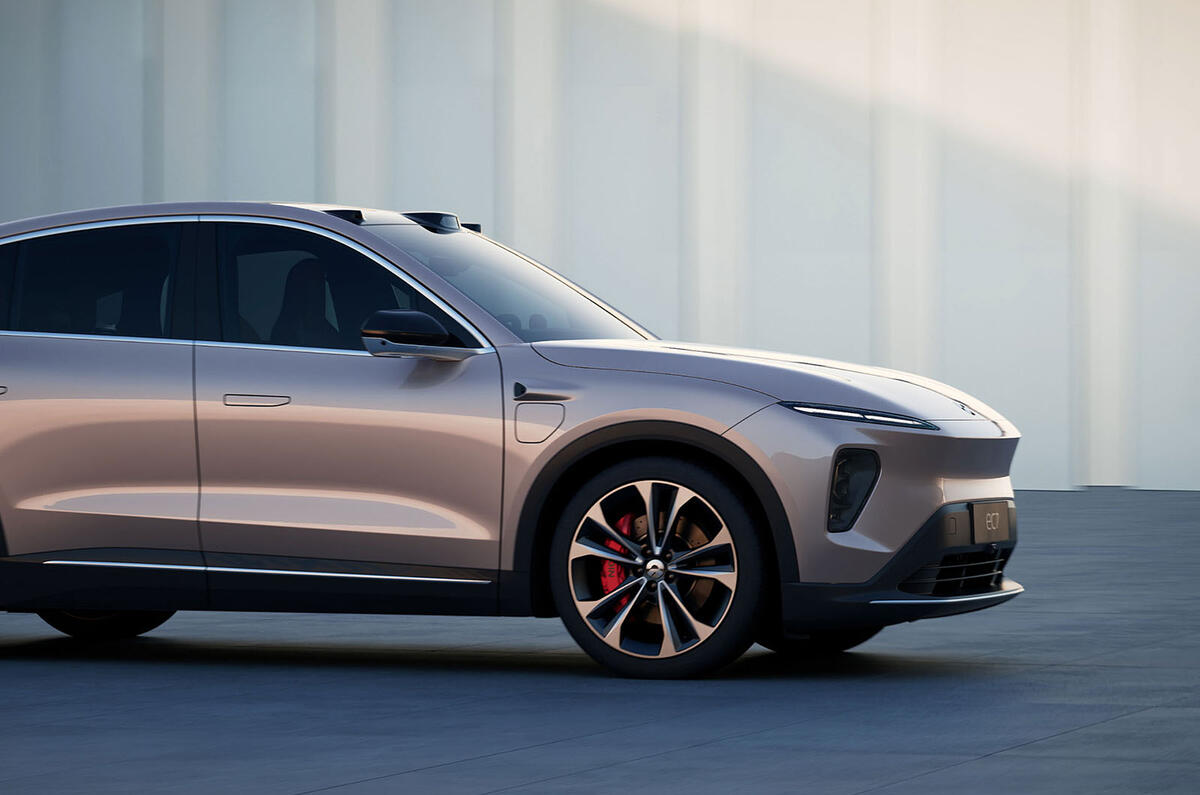 Nio EC7 front three quarter Nio EC7 front three quarter