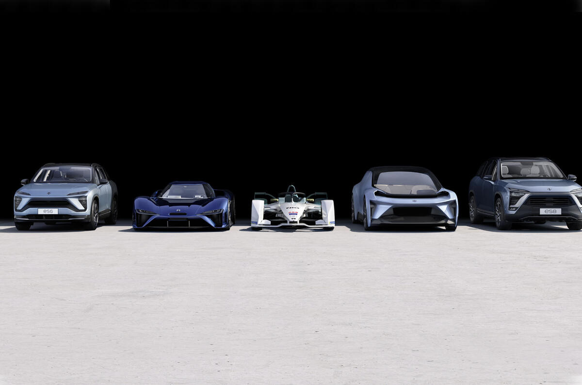 Nio model line-up