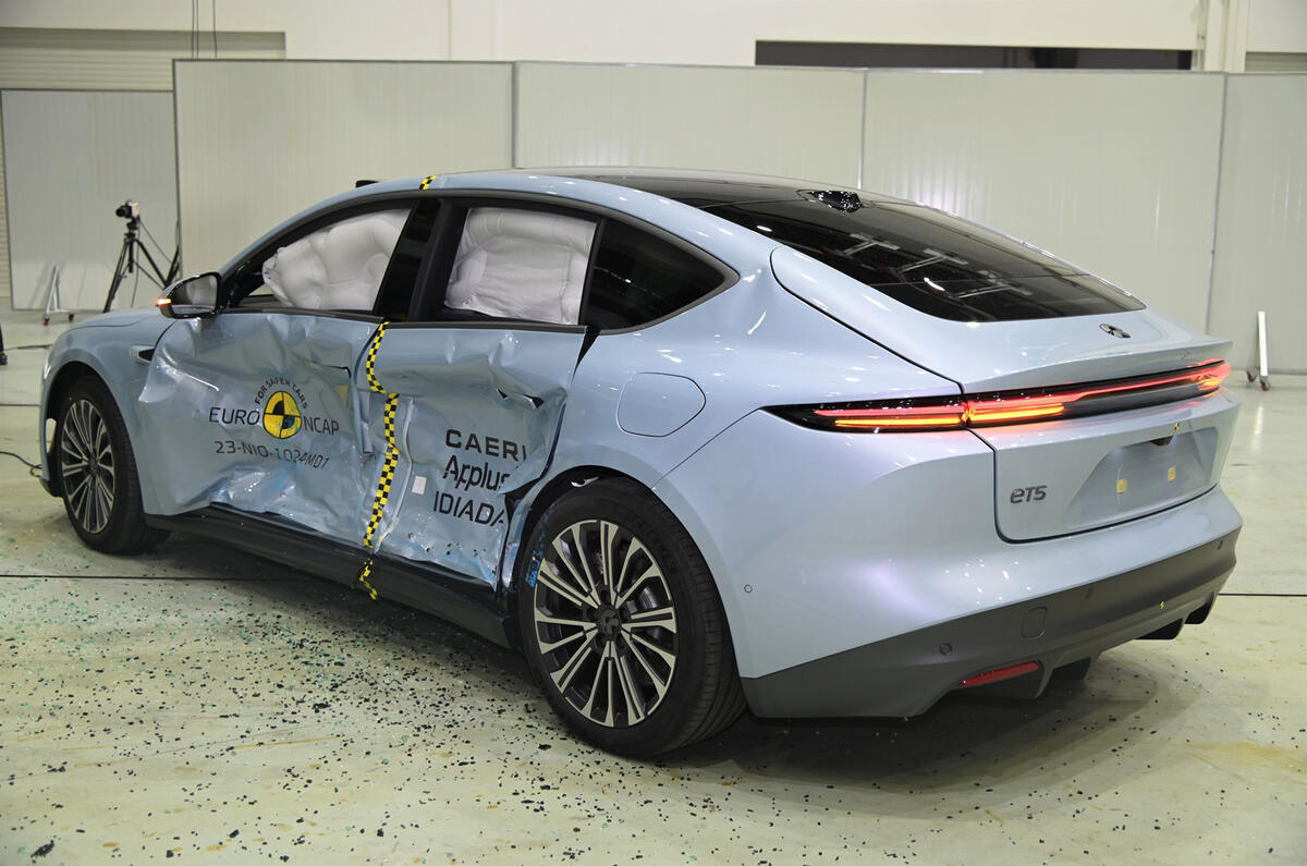 Nio ET5 rear NCAP