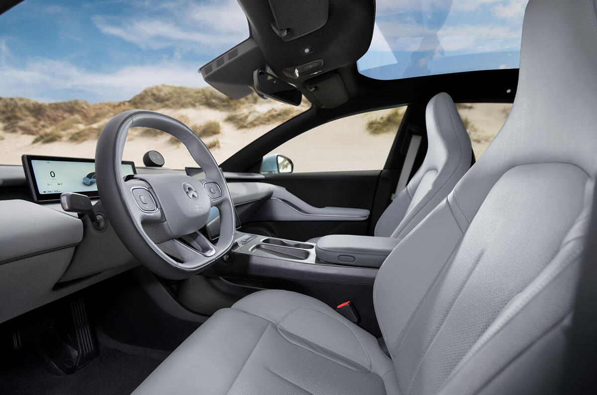 NIO ET5 Touring Interior drivers side NIO ET5 Touring Interior drivers side