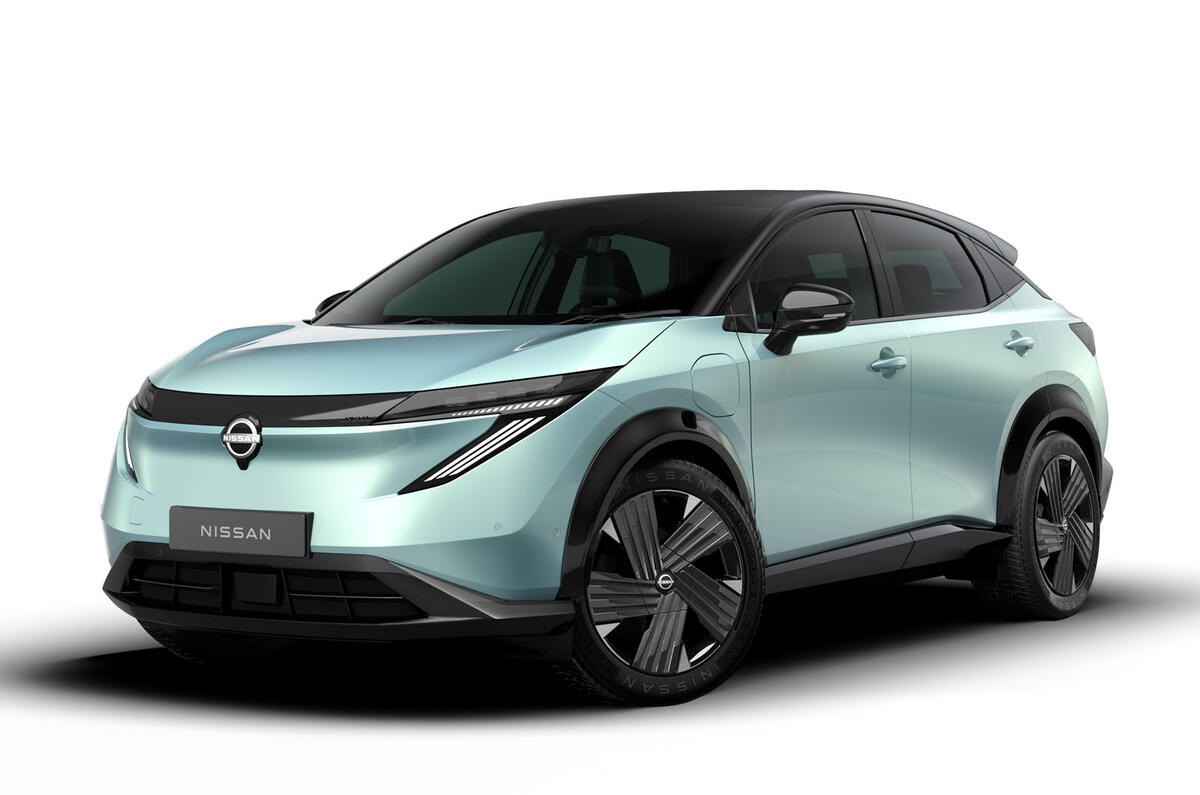Nissan Ariya facelift front quarter