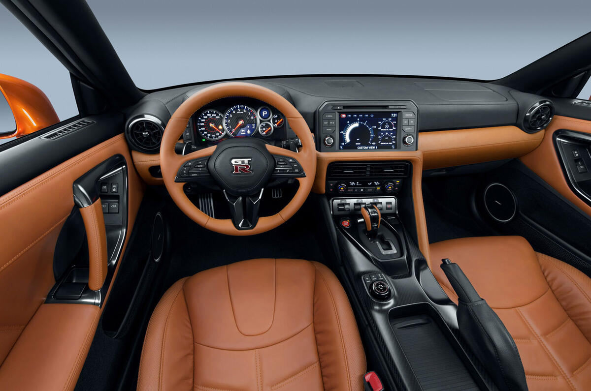 2017 Nissan GT-R interior