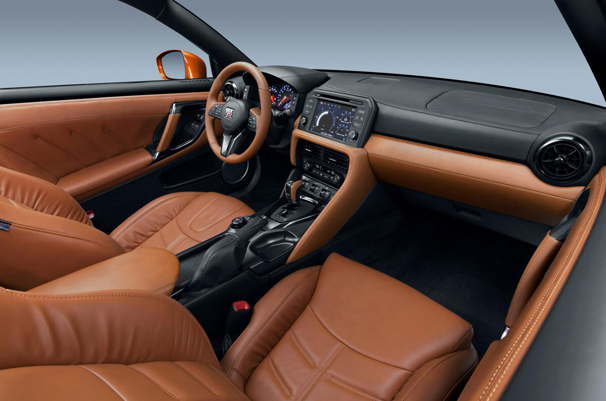 2017 Nissan GT-R interior