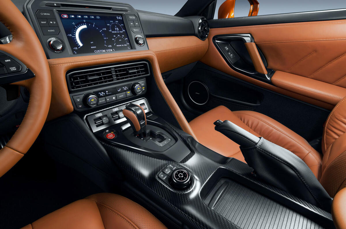 2017 Nissan GT-R interior