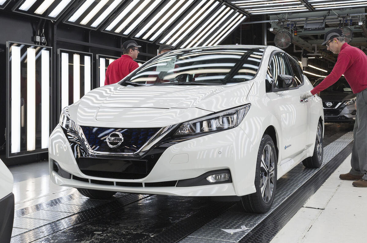 Nissan Leaf production Sunderland