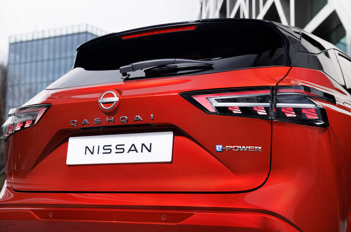 Nissan Qashqai facelift detail rear Nissan Qashqai facelift detail rear