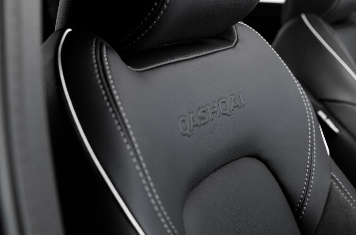 Nissan Qashqai facelift detail seat Nissan Qashqai facelift detail seat