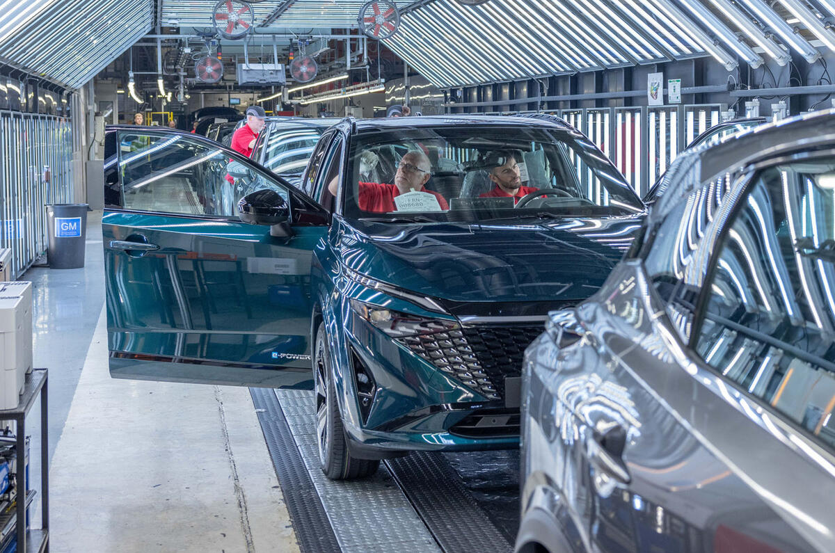 Nissan Qashqai production Sunderland