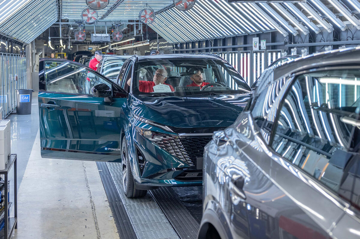 Nissan Qashqai production Sunderland