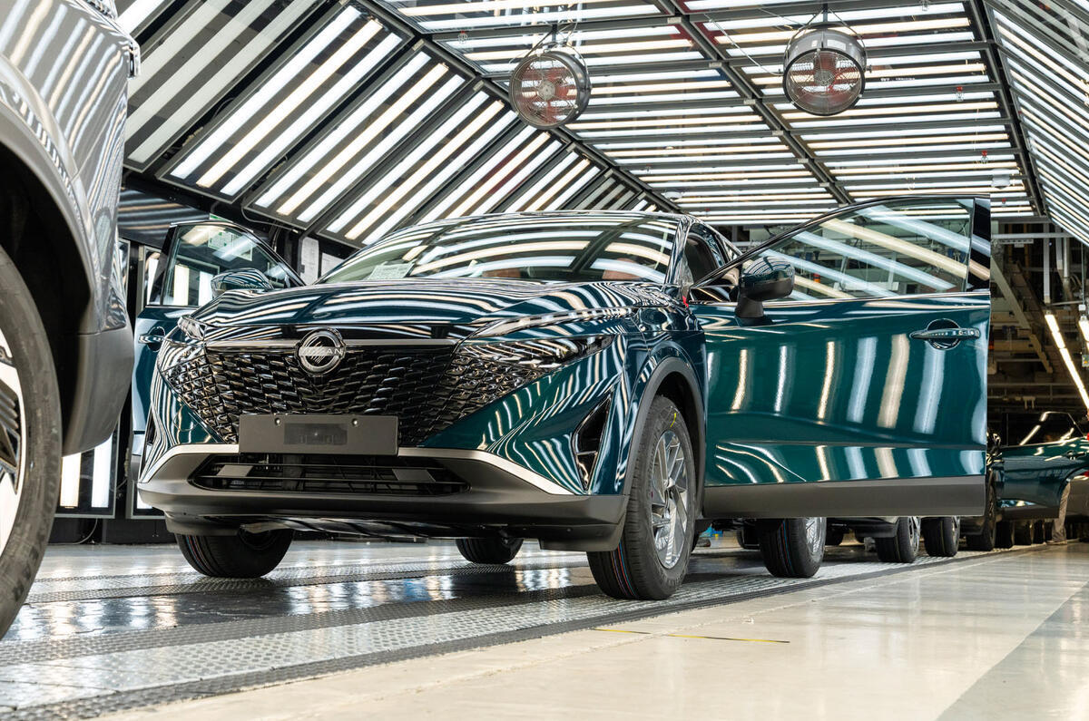 nissan qashqai production sunderland 2