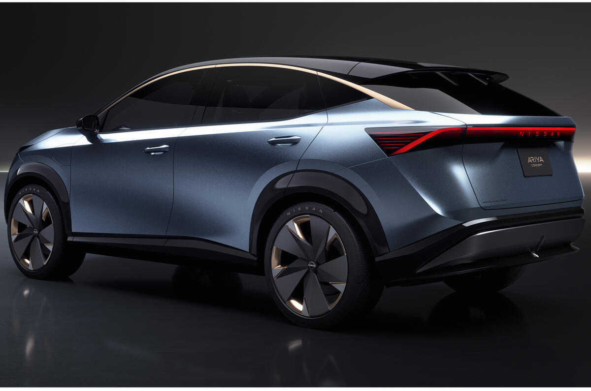 Nissan Ariya close up